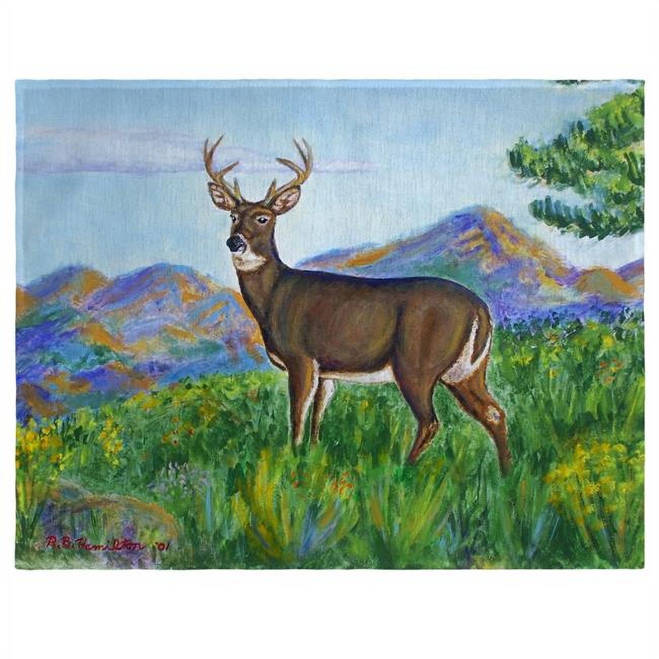 Picture of Betsy Drake PM239 Deer in Mountains Place Mat - Set of 4