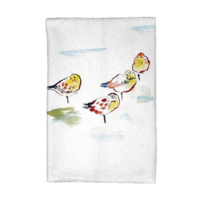 Picture of Betsy Drake KT1044 Four Sanderlings Kitchen Towel