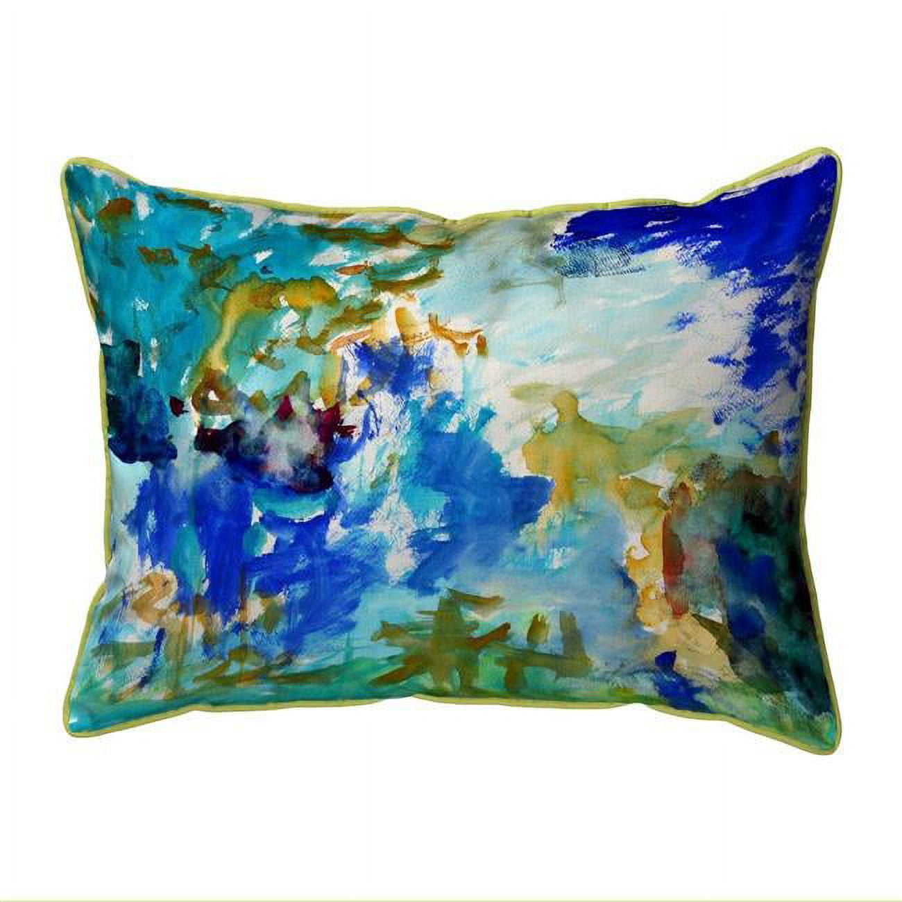 16 x 20 in. Abstract Blue Large Indoor & Outdoor Pillow