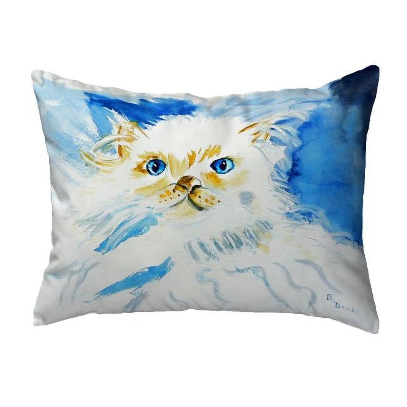 11 x 14 in. Junior the Cat Small No-Cord Pillow