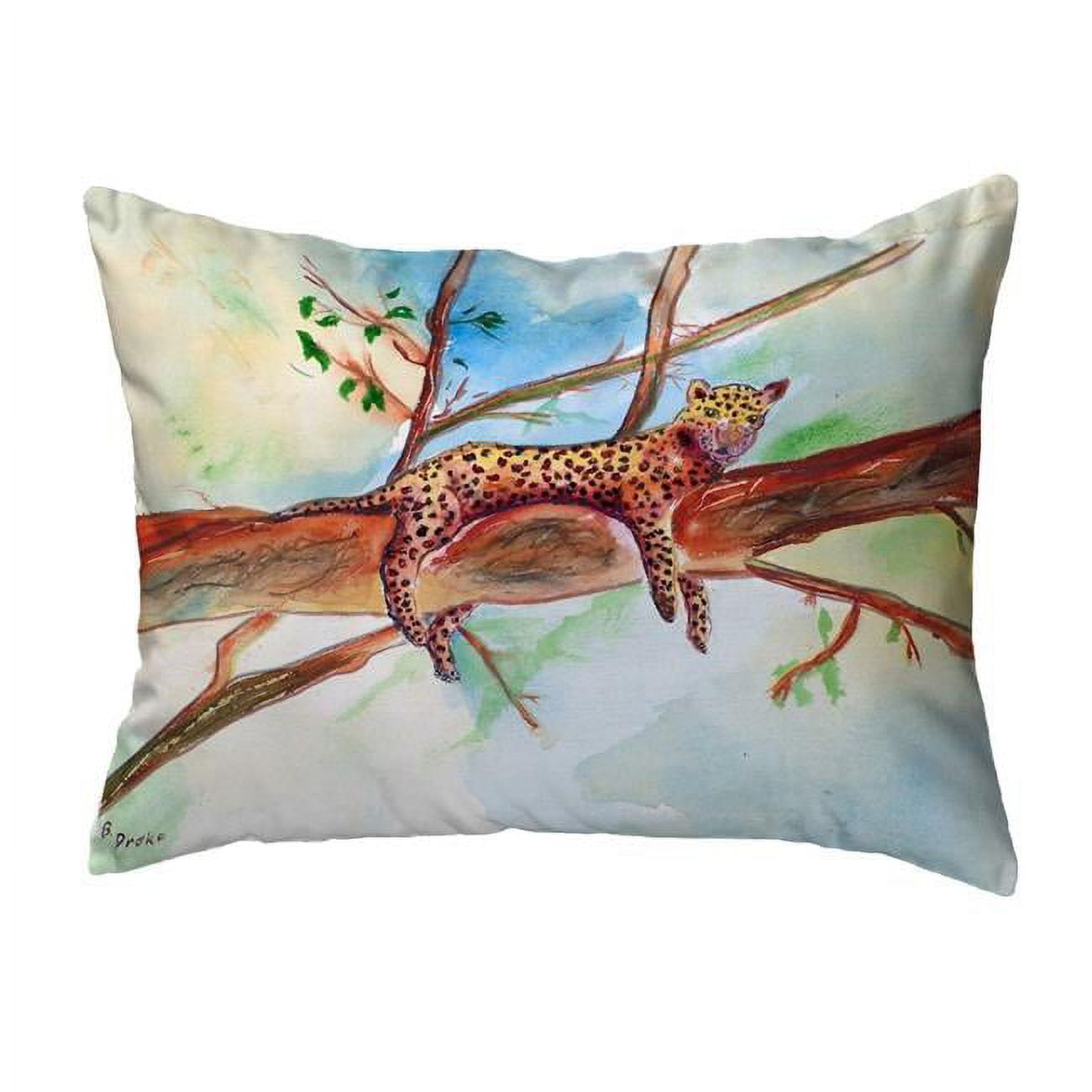 11 x 14 in. Leopard Small No-Cord Pillow