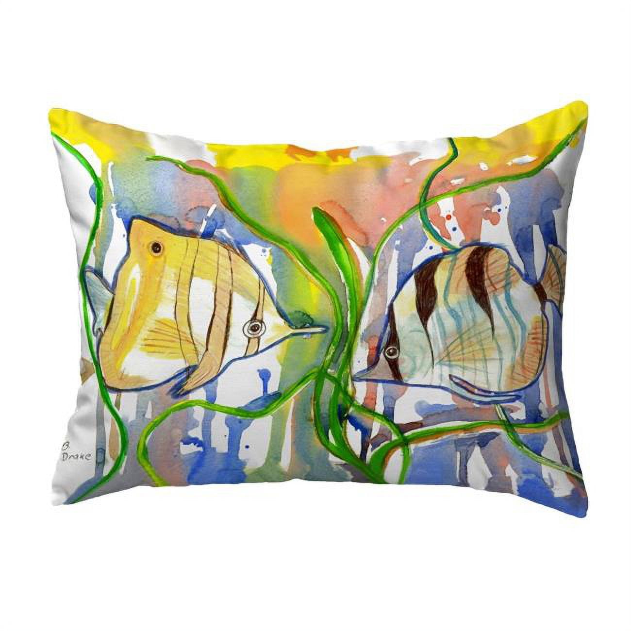 11 x 14 in. Angel Fish Small No-Cord Pillow