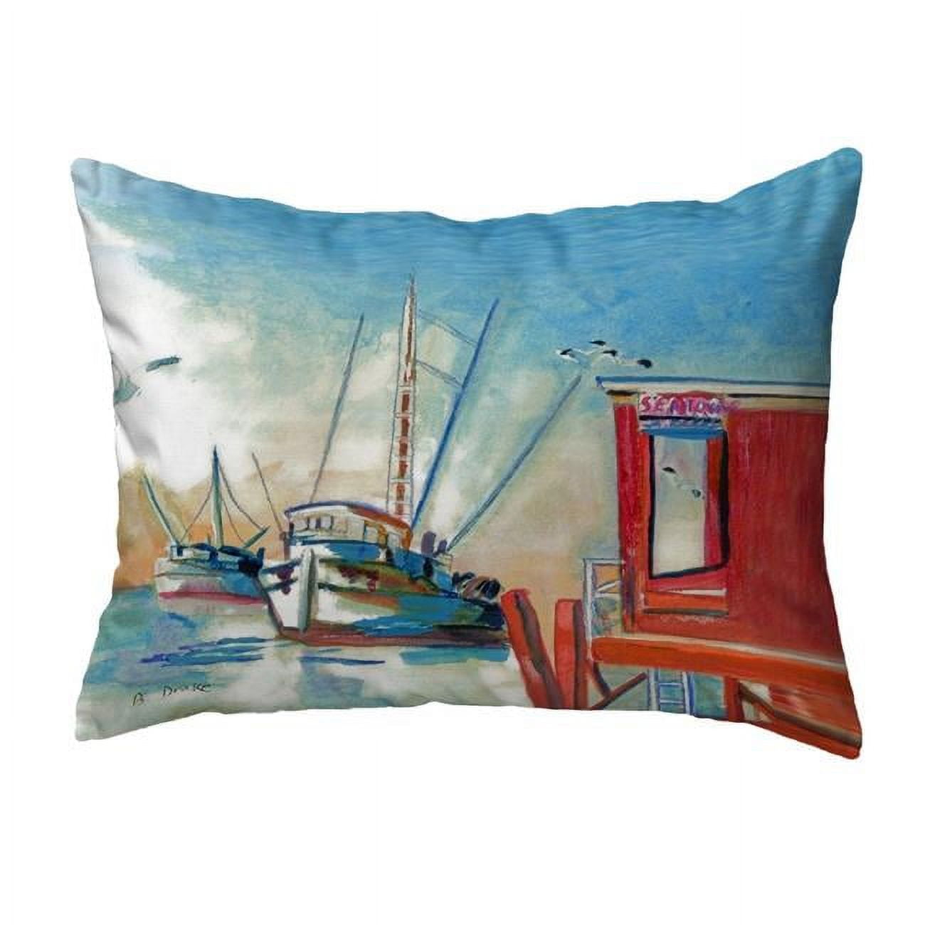 11 x 14 in. Shrimp Boat Small No-Cord Pillow