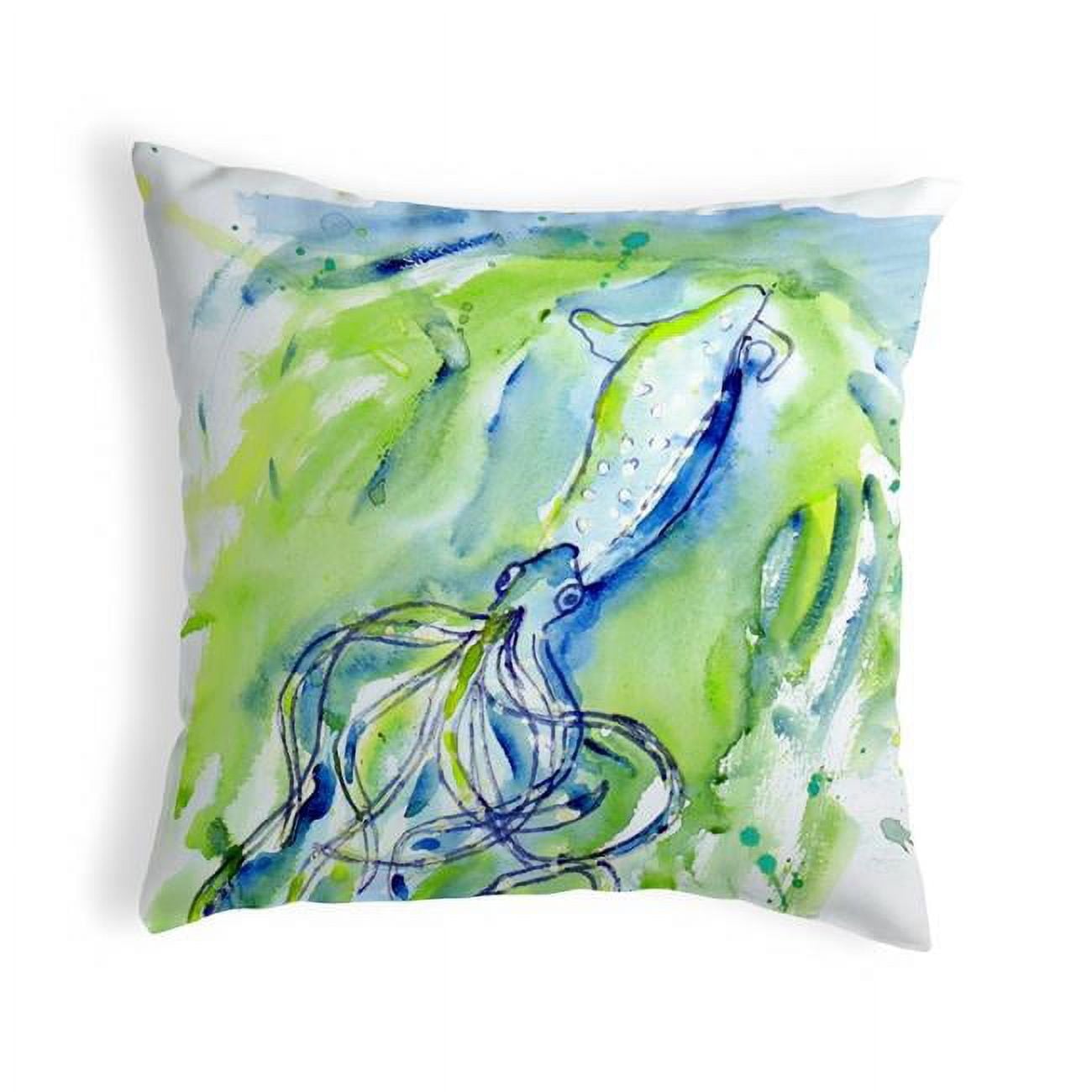 12 x 12 in. Calamari Small No-Cord Pillow