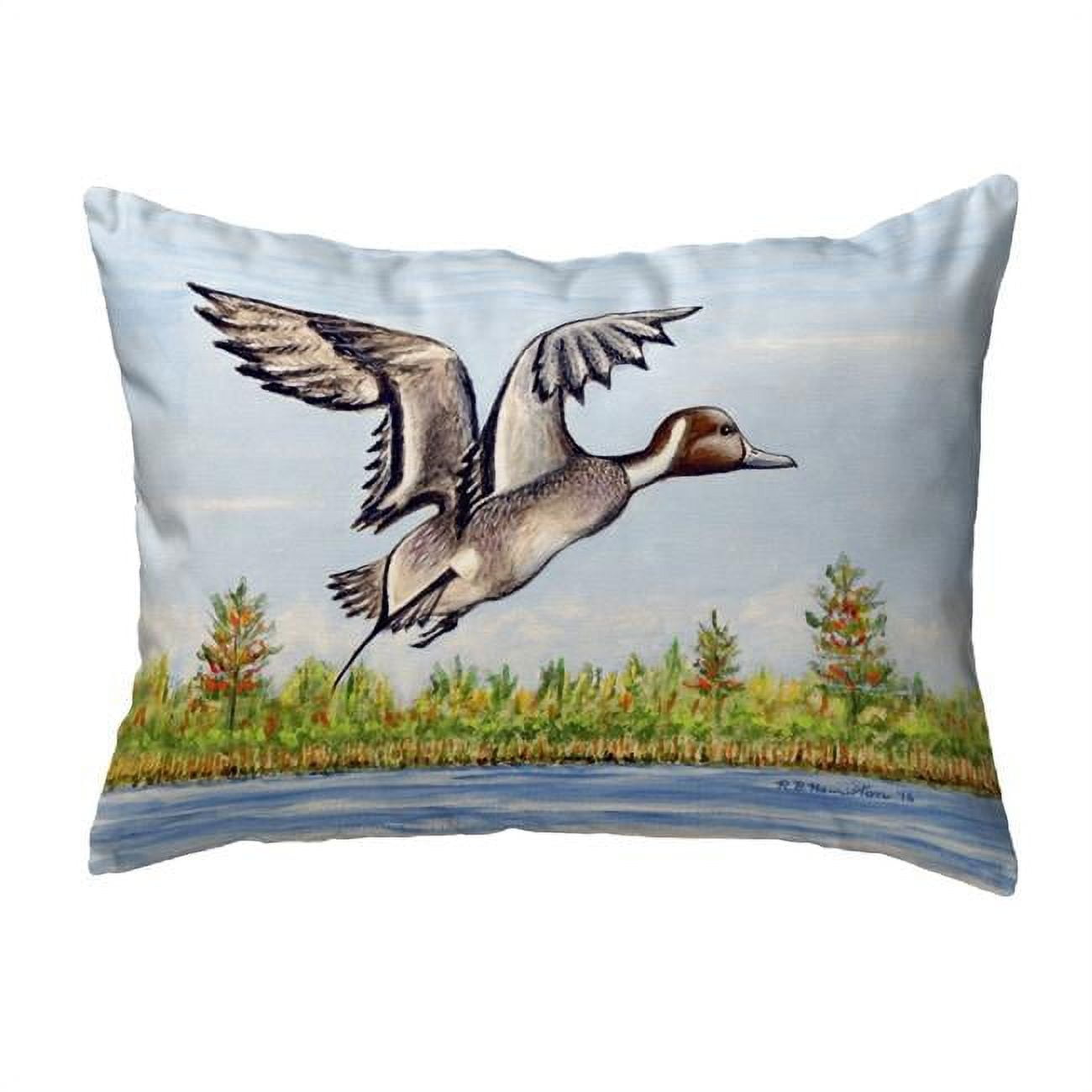 11 x 14 in. Pintail Duck Small No-Cord Pillow
