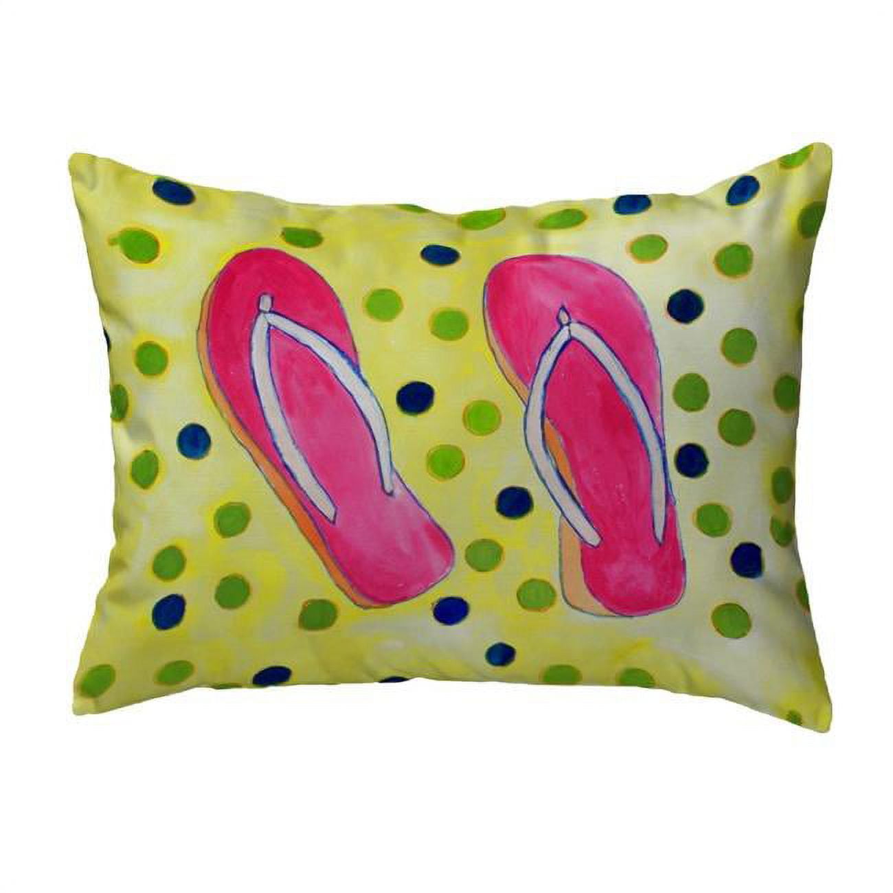11 x 14 in. Flip Flops Small No-Cord Pillow