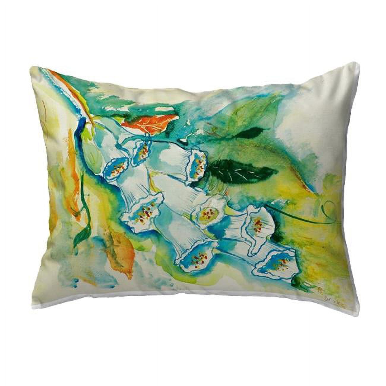 11 x 14 in. Foxgloves Small No-Cord Pillow