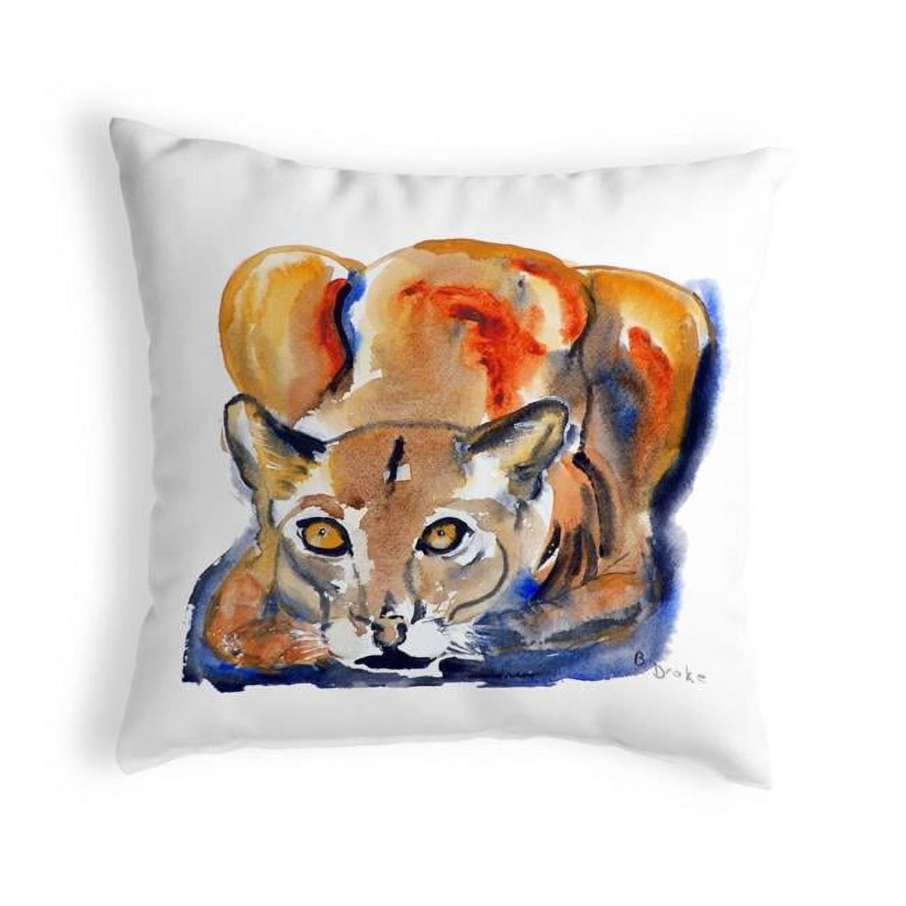 12 x 12 in. Cougar Small No-Cord Pillow
