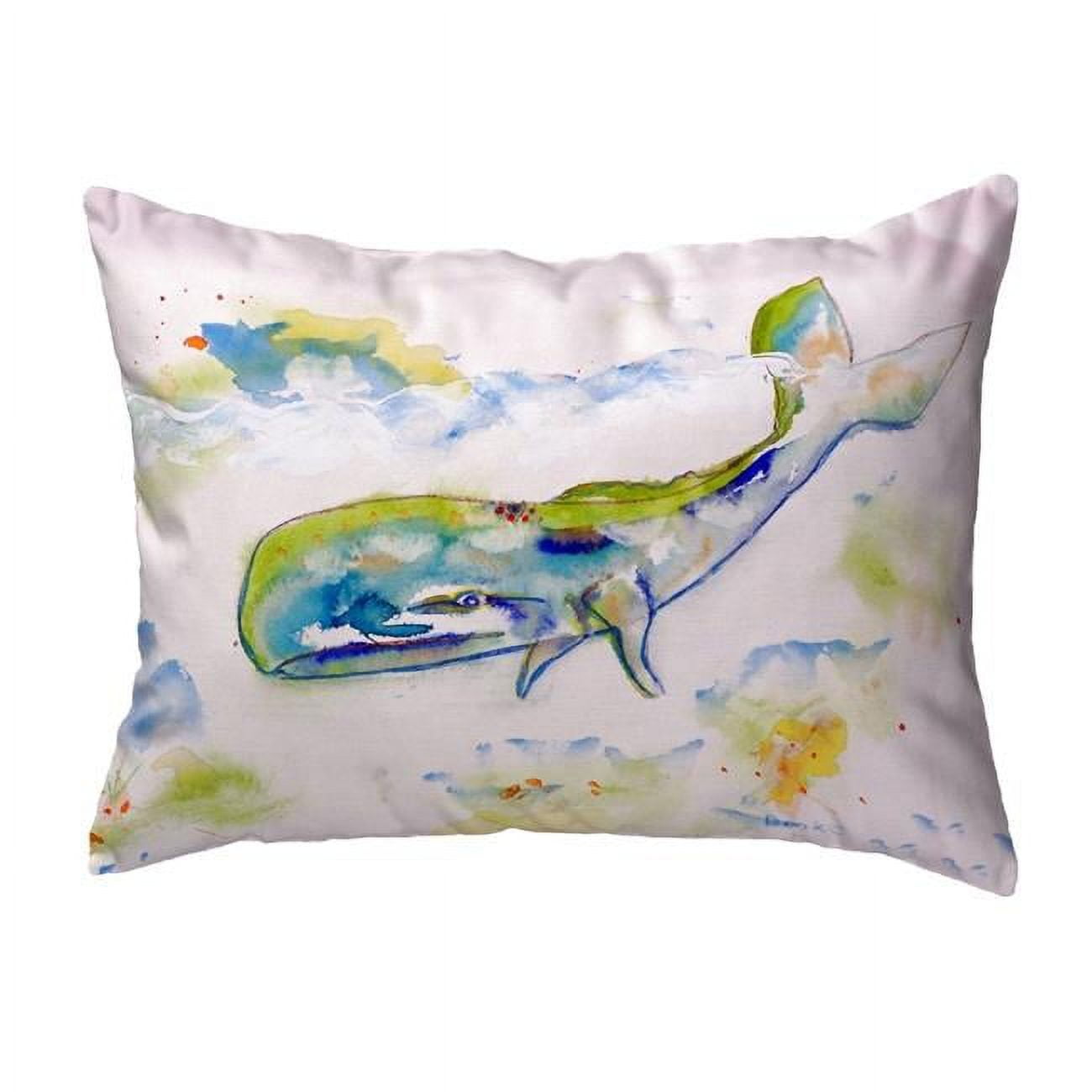 11 x 14 in. Whale Small No-Cord Pillow