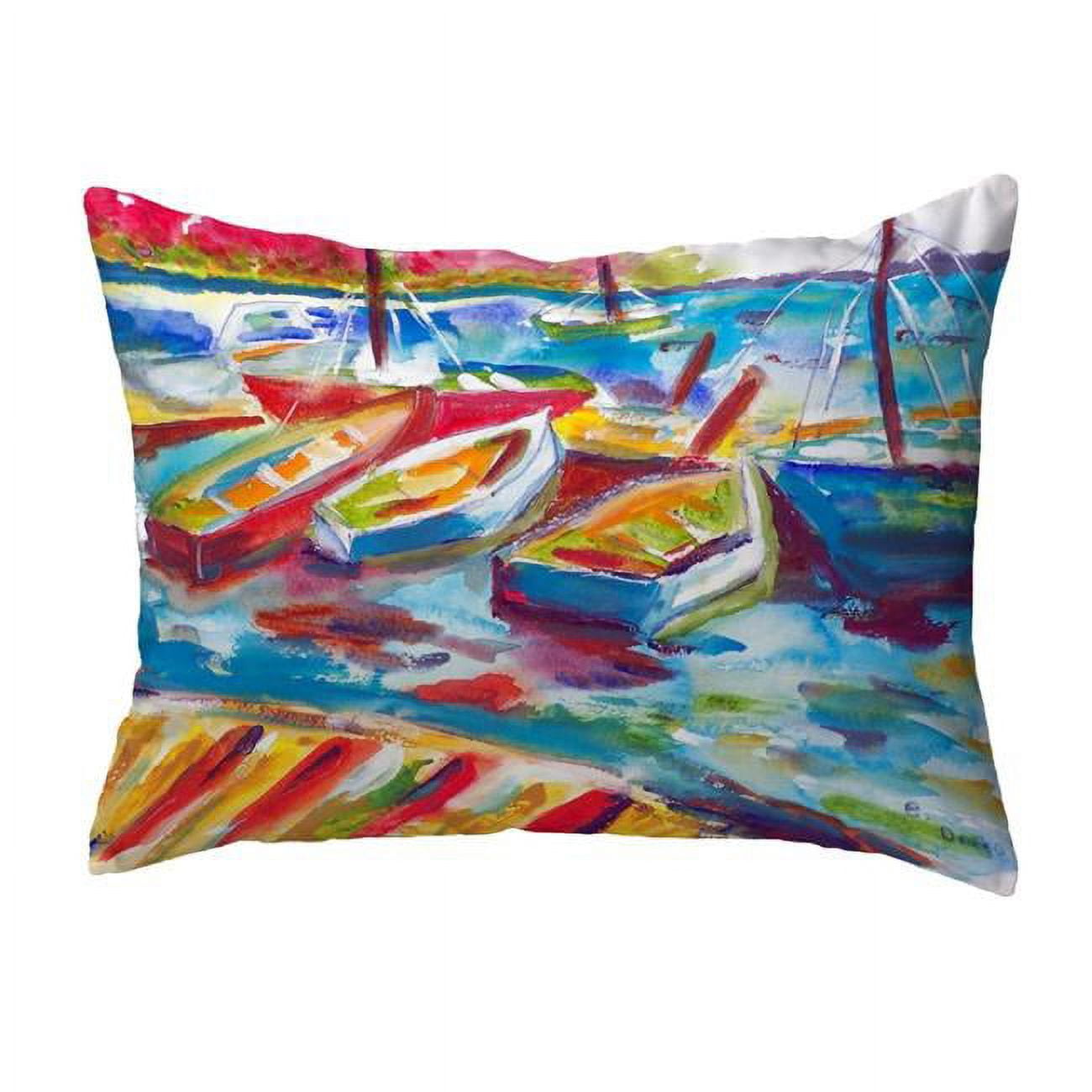 11 x 14 in. Betsys Marina II Small No-Cord Pillow