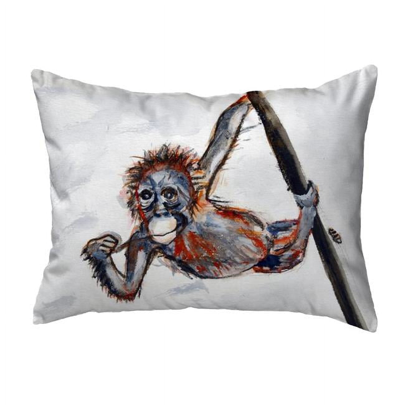 11 x 14 in. Betsys Monkey Small No-Cord Pillow