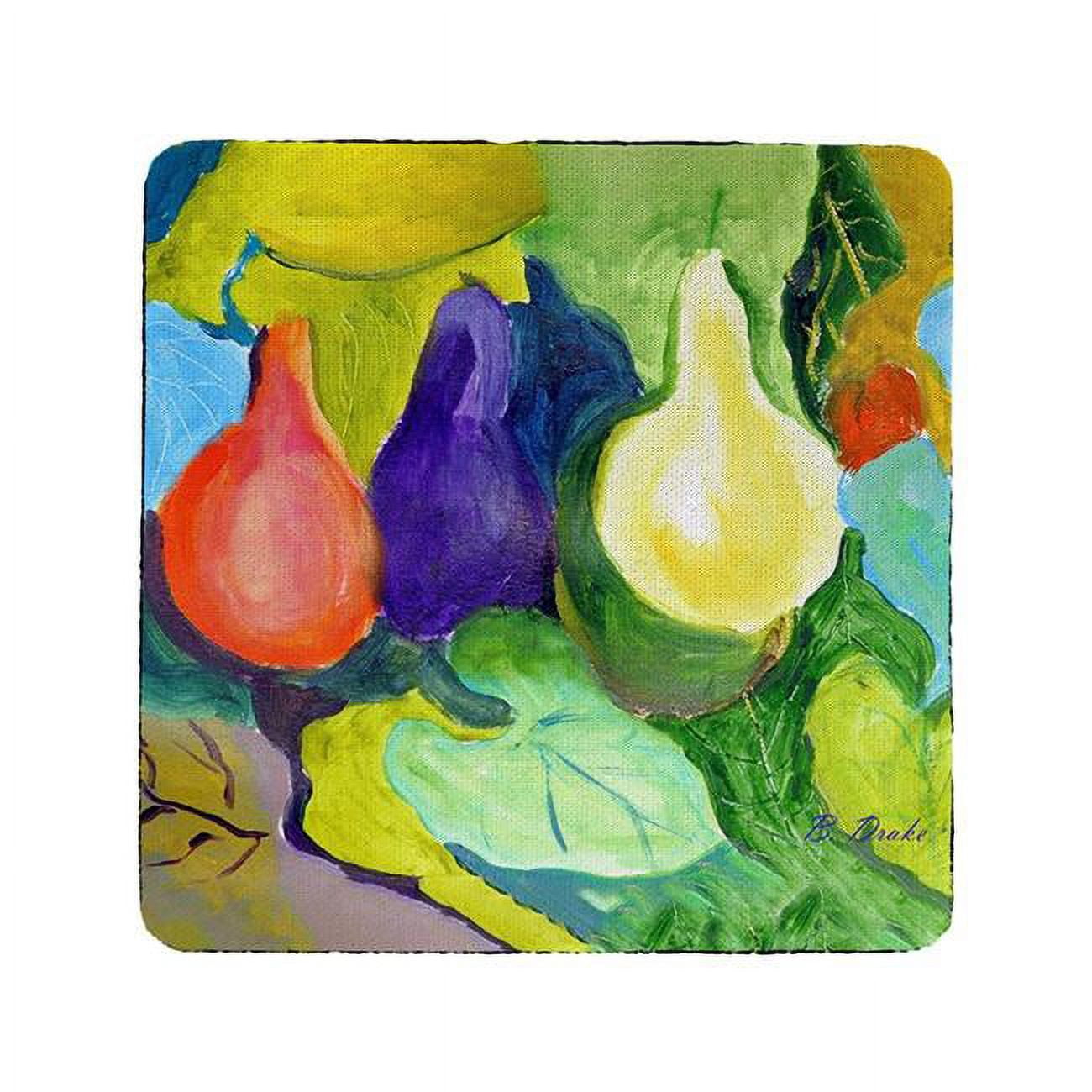 Picture of Betsy Drake CT1147 Gourds Coaster - Set of 4