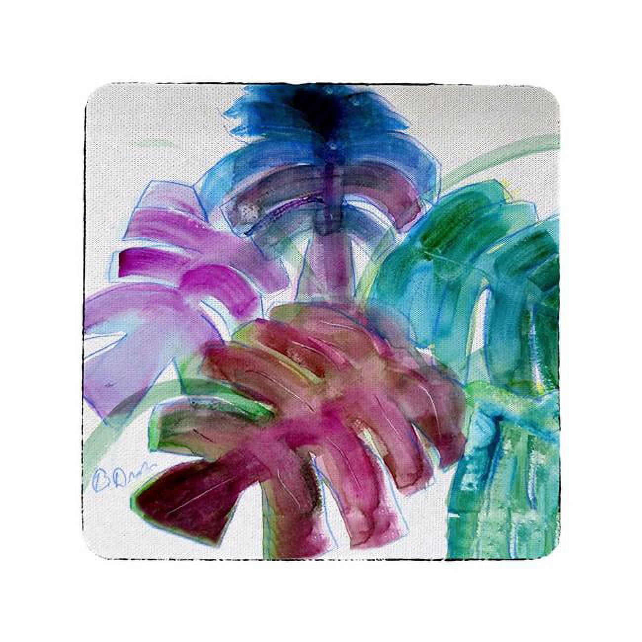 Picture of Betsy Drake CT1148 Monstera Leaves Coaster - Set of 4
