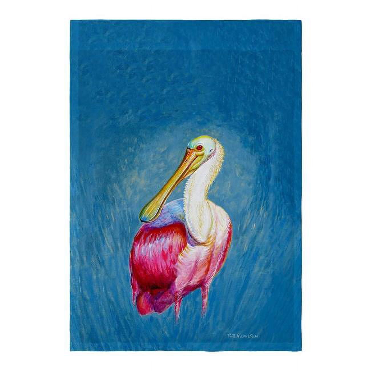 12.5 x 18 in. Spoonbill Portrait Flag