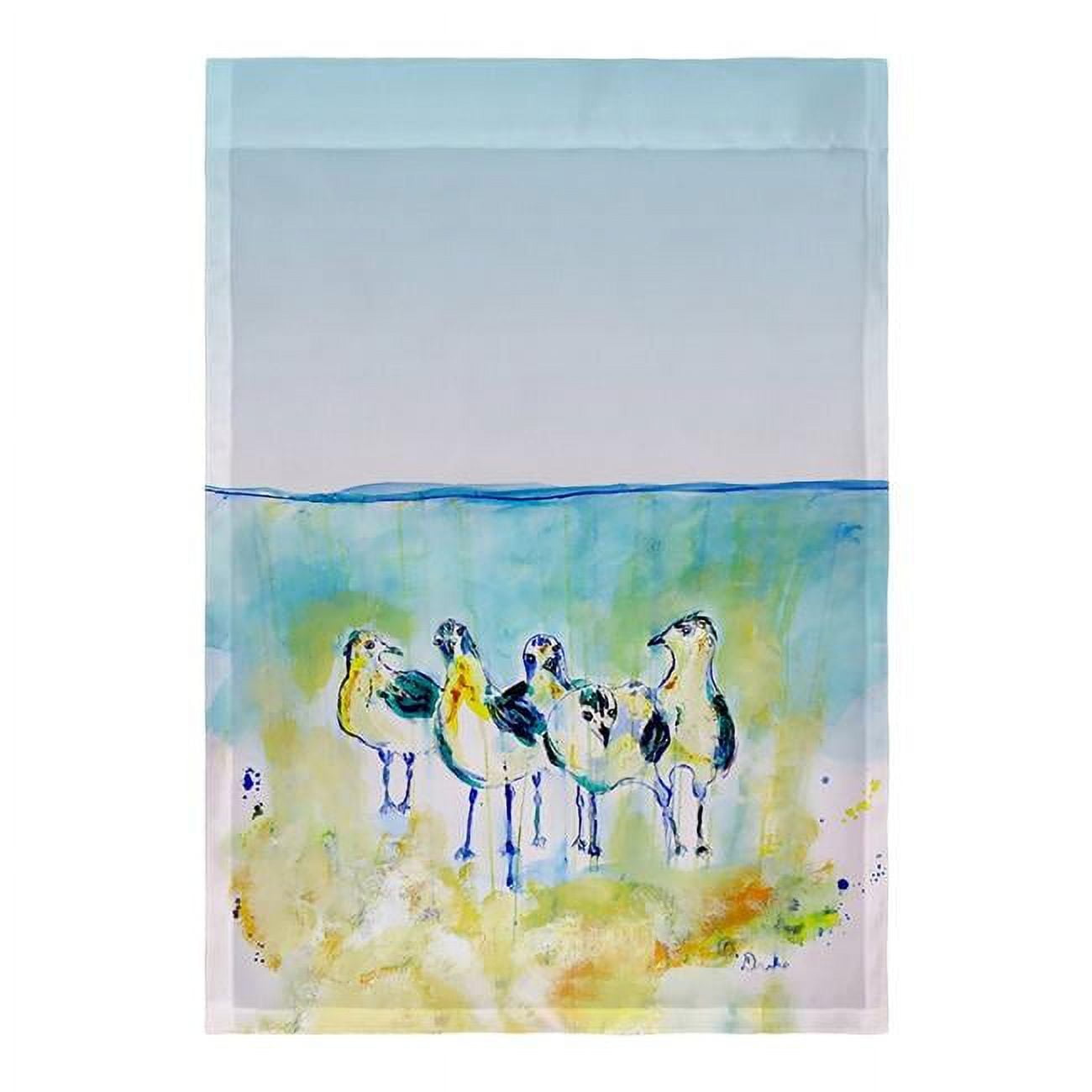 12.5 x 18 in. Abstract Gulls II Flag