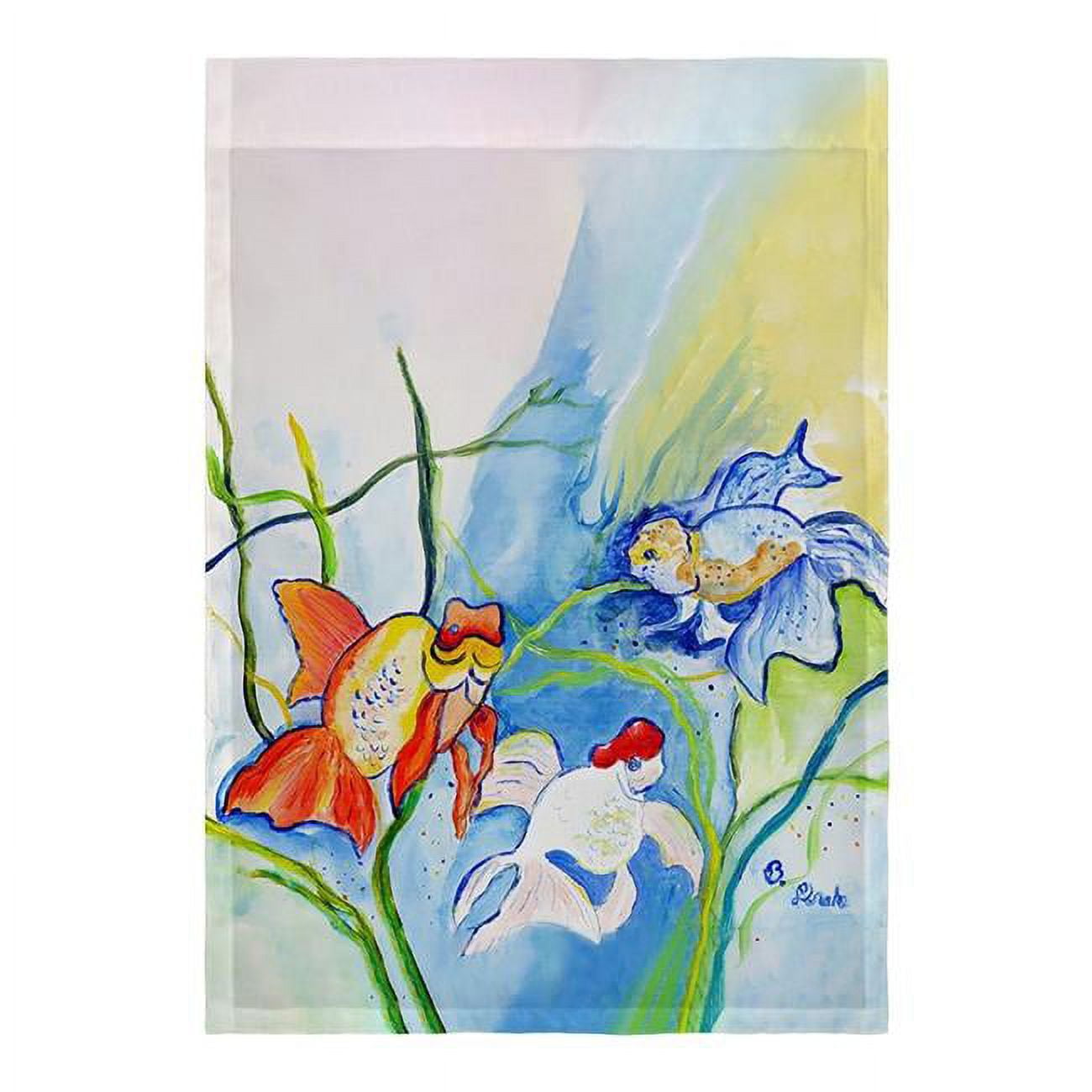 12.5 x 18 in. Fantails II Flag