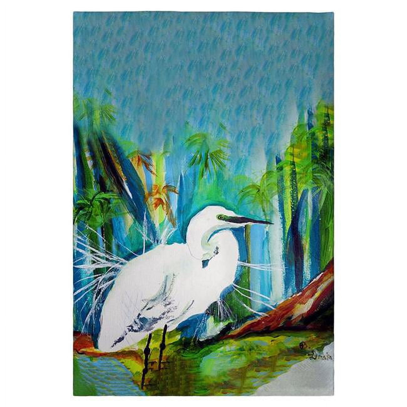 Picture of Betsy Drake GT1138 Acyrlic Egret Guest Towel
