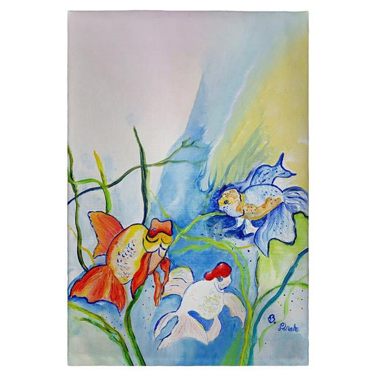 Picture of Betsy Drake GT1143 Fantails II Guest Towel