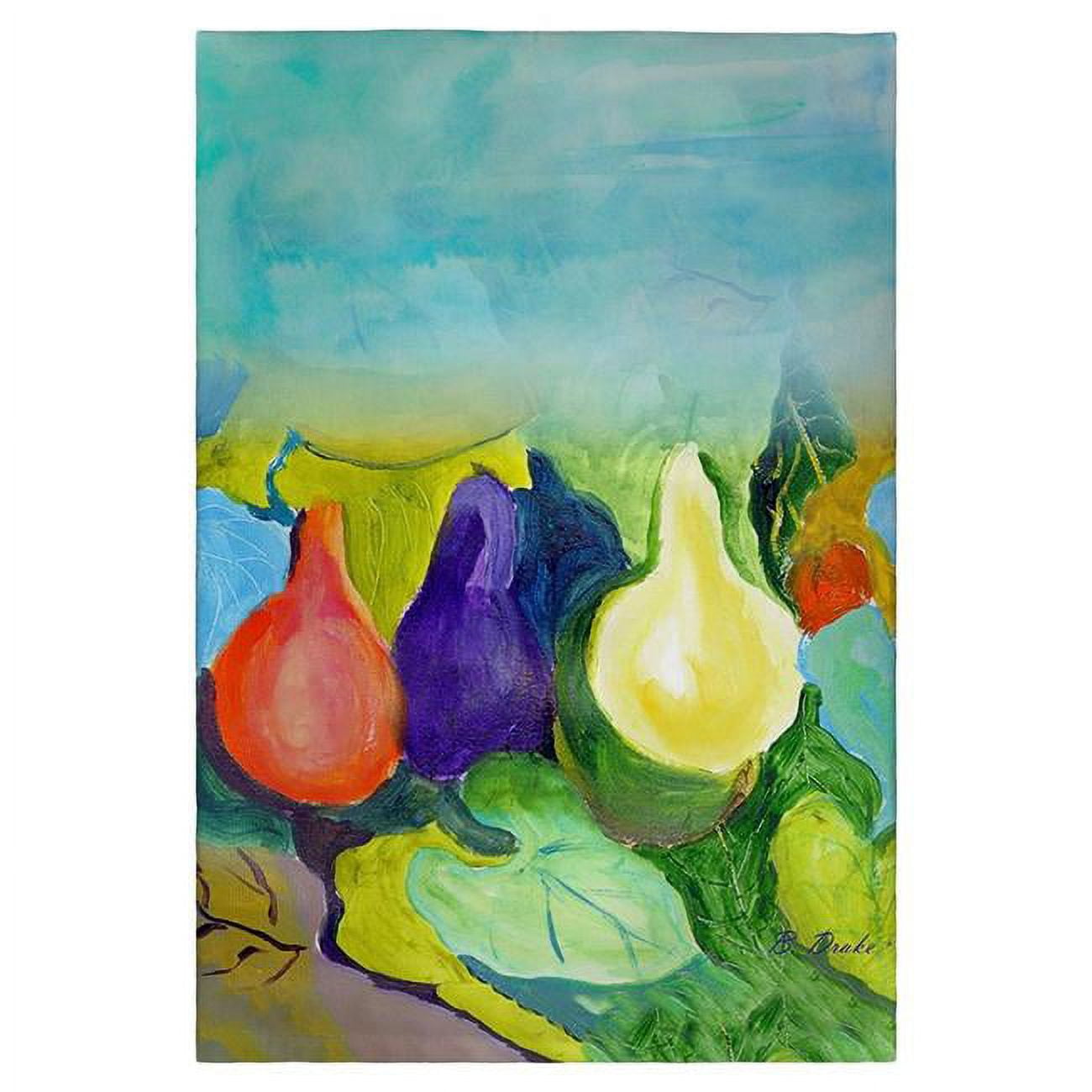 Picture of Betsy Drake GT1147 Gourds Guest Towel