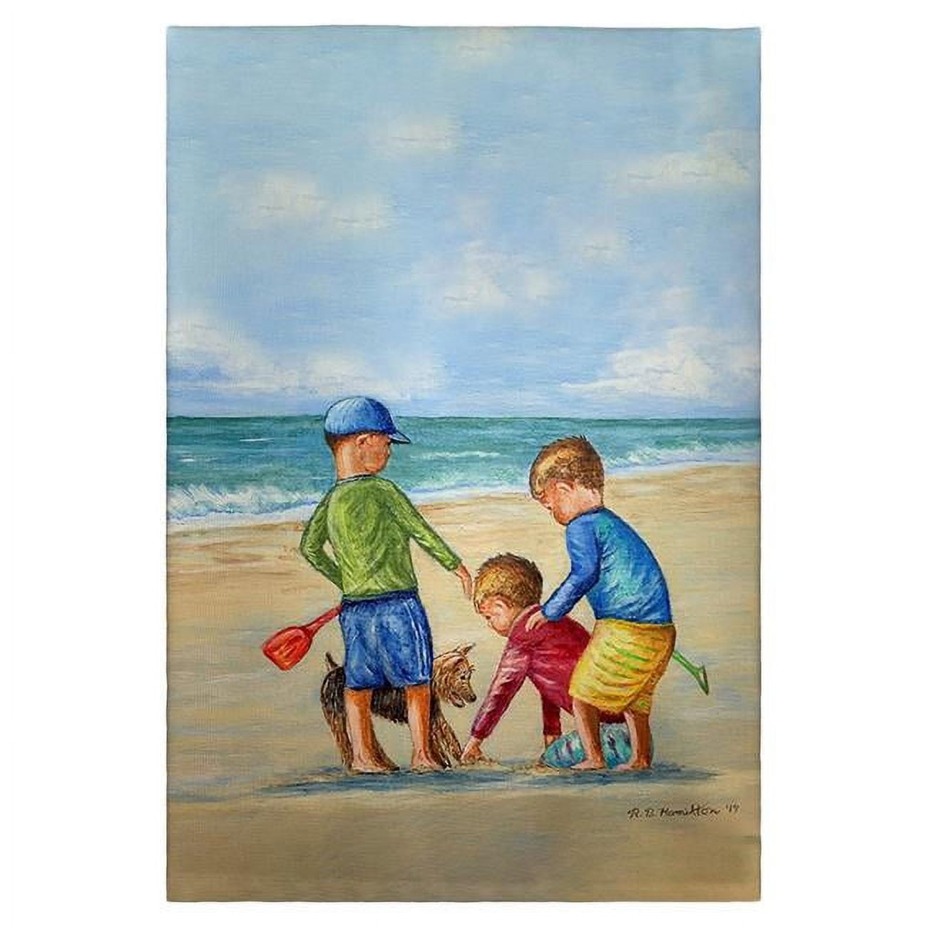Picture of Betsy Drake GT1150 Buried Treasure Guest Towel
