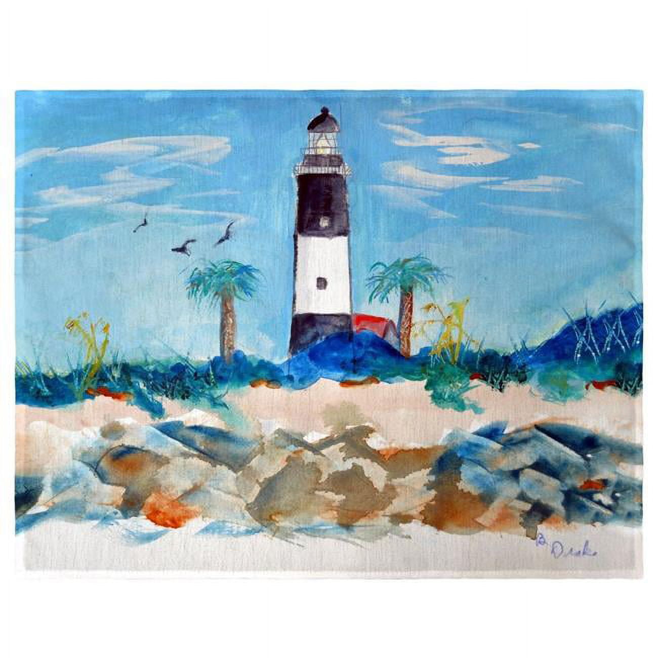 Picture of Betsy Drake PM1121 Tybee Lighthouse&#44; GA Place Mat - Set of 4