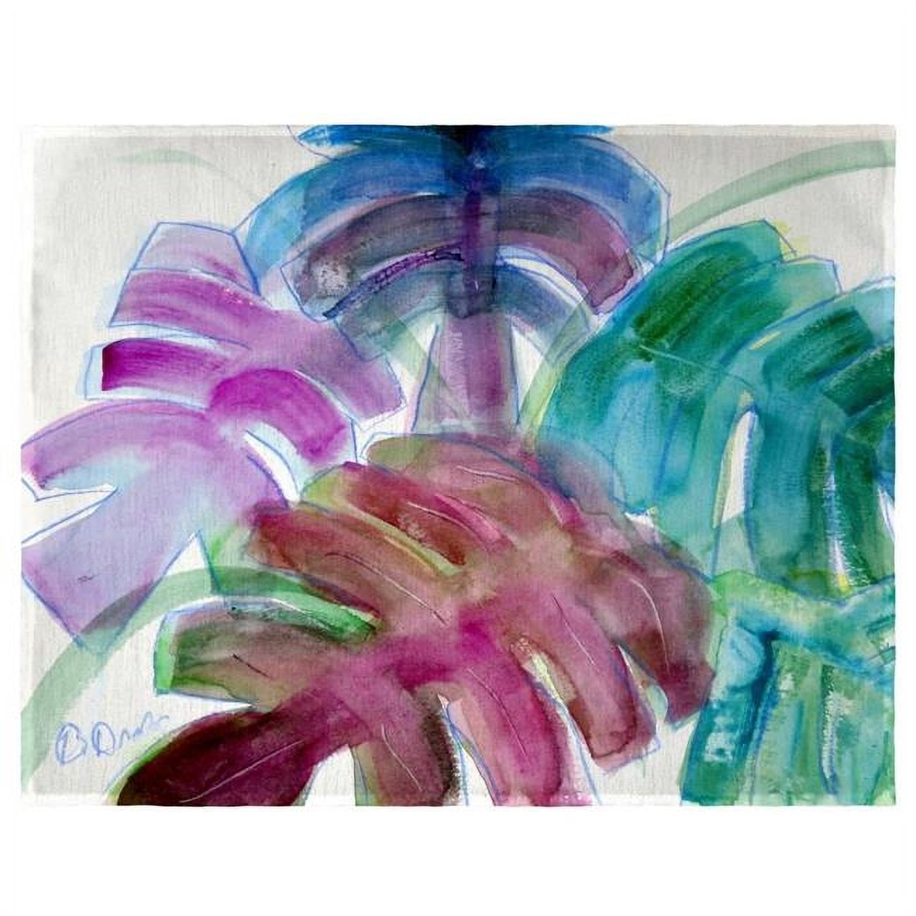 Picture of Betsy Drake PM1148 Monstera Leaves Place Mat - Set of 4