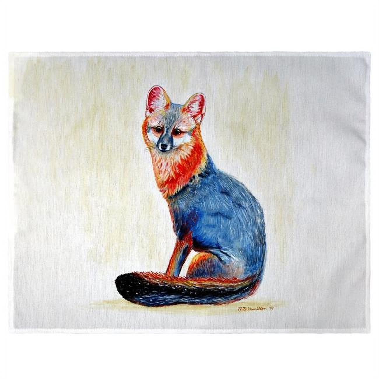 Picture of Betsy Drake PM1149 Gray Fox Place Mat - Set of 4