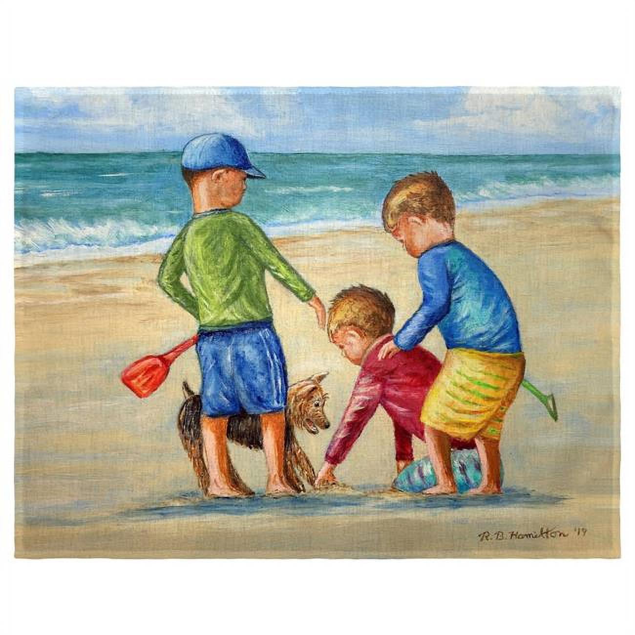 Picture of Betsy Drake PM1150 Buried Treasure Place Mat - Set of 4