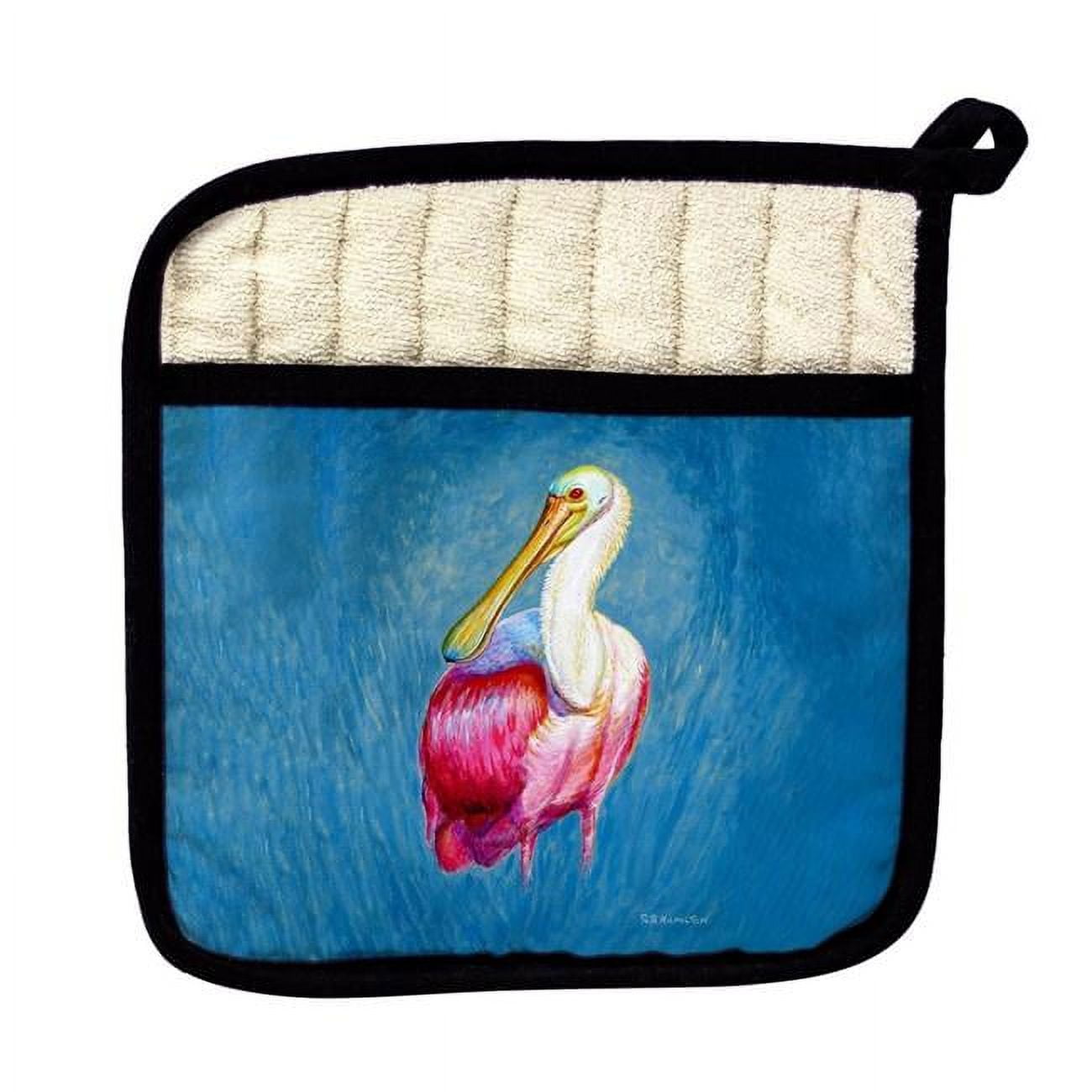 Picture of Betsy Drake PT1132 Spoonbill Portrait Pot Holder