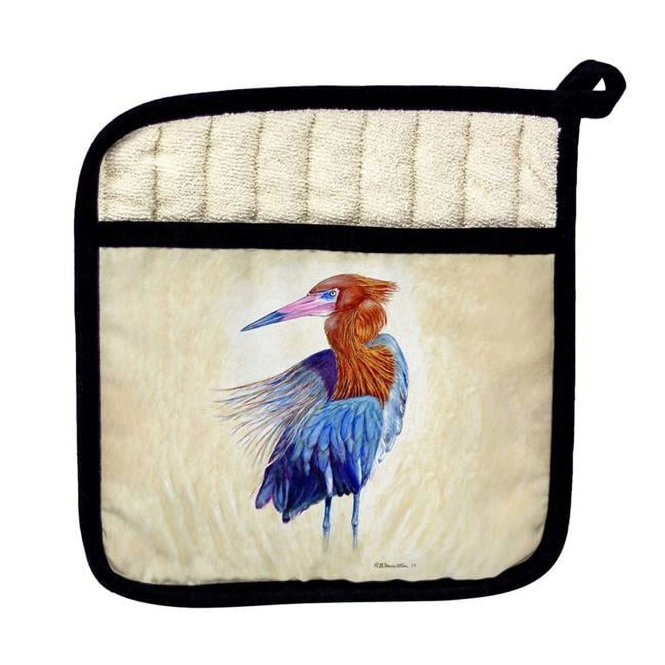 Picture of Betsy Drake PT1133 Reddish Egret Portrait Pot Holder