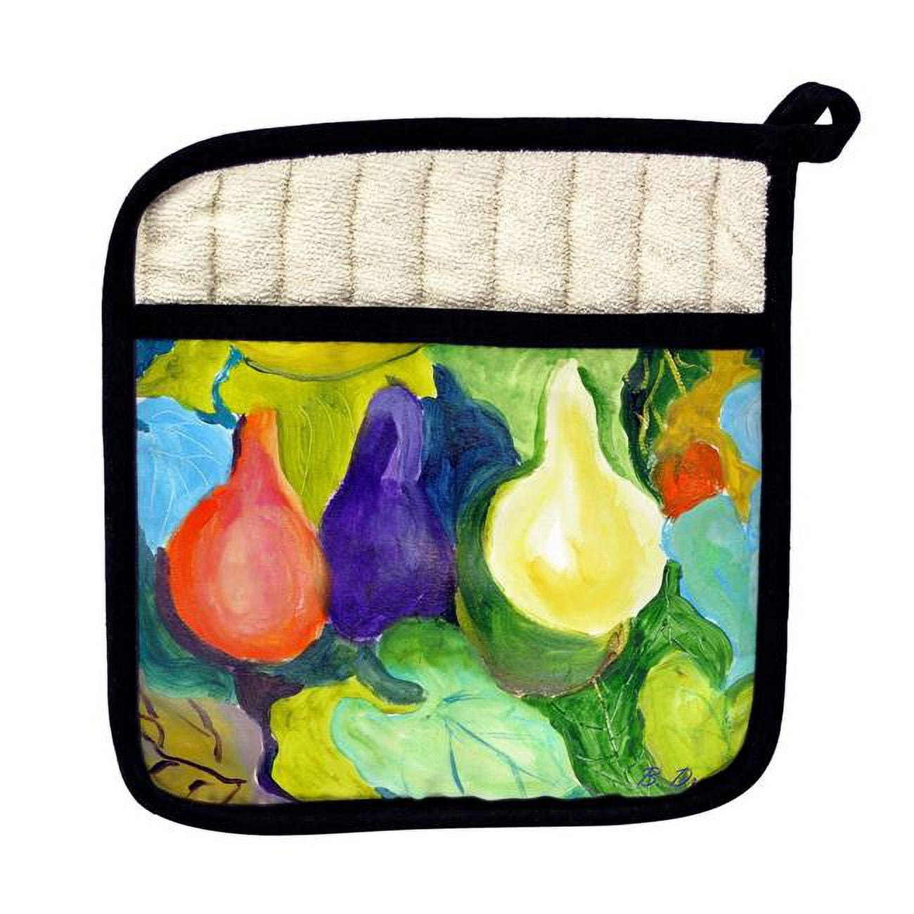 Picture of Betsy Drake PT1147 Gourds Pot Holder