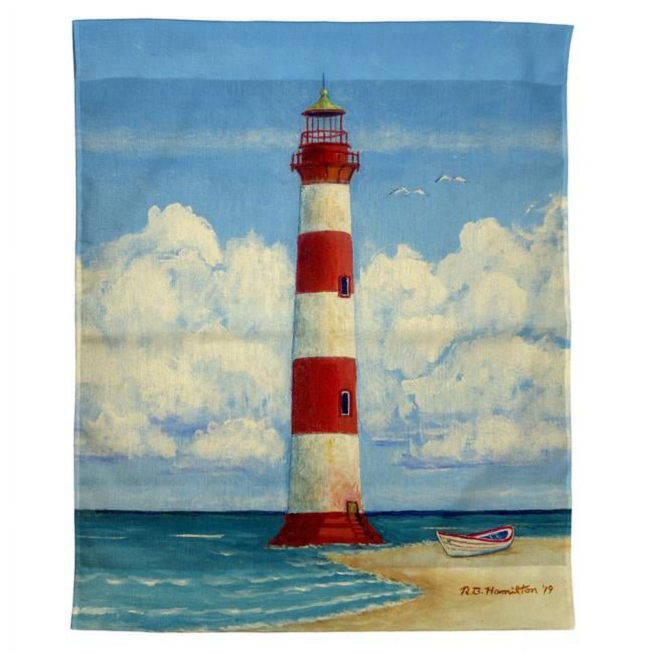 24 x 30 in. Morris Island Lighthouse, SC Outdoor Wall Hanging