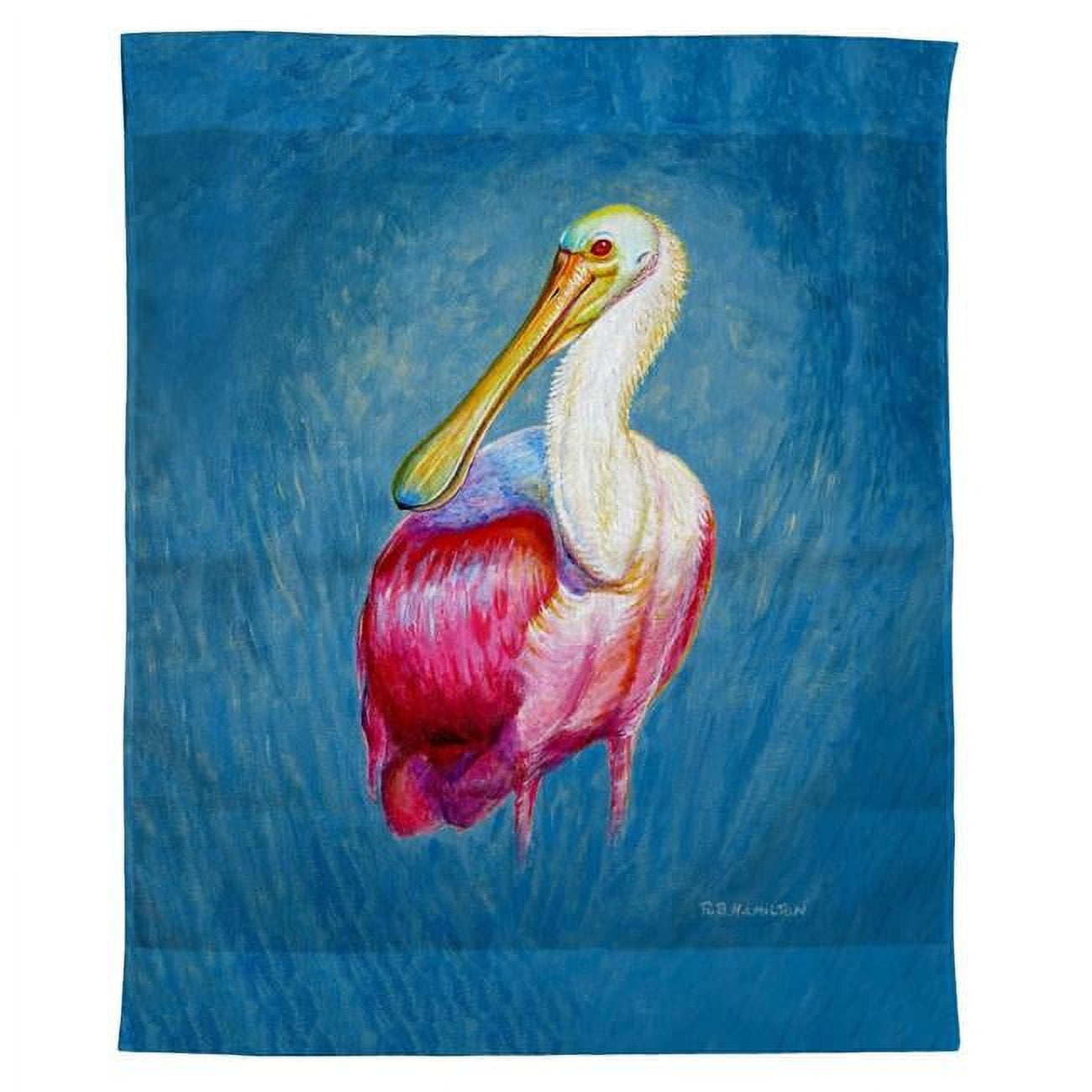 24 x 30 in. Spoonbill Portrait Outdoor Wall Hanging
