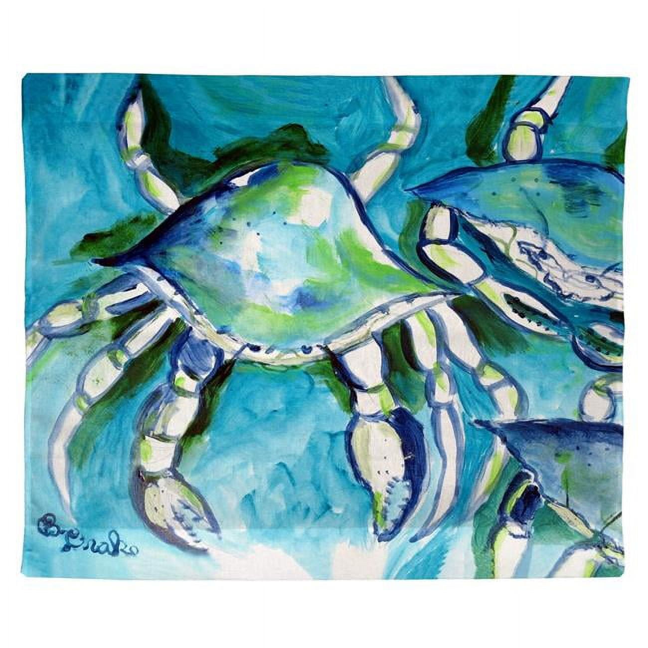 24 x 30 in. White Crabs Outdoor Wall Hanging