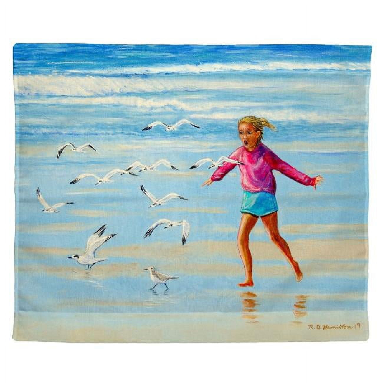 24 x 30 in. Chasing Gulls Outdoor Wall Hanging