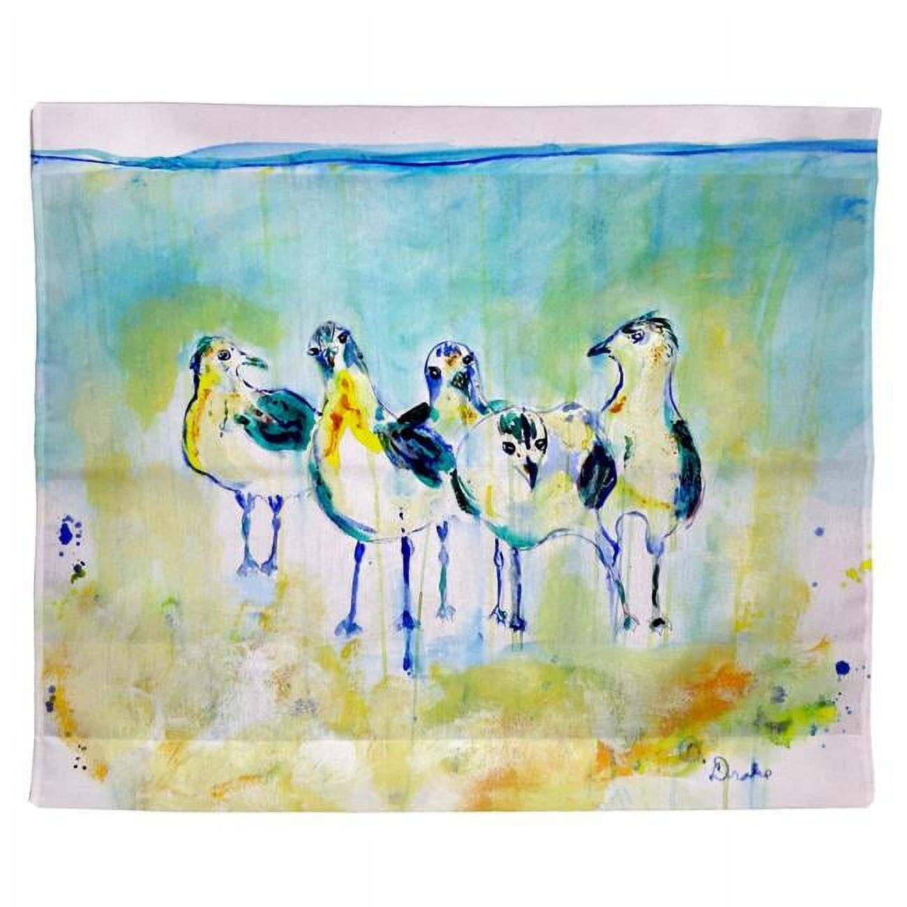 24 x 30 in. Abstract Gulls II Outdoor Wall Hanging