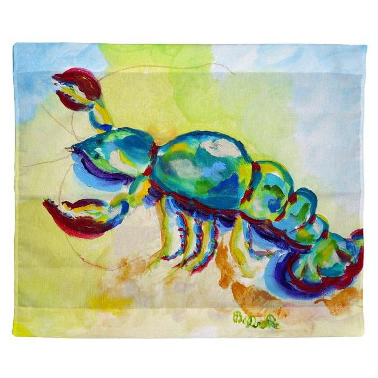 24 x 30 in. Colorful Lobster Outdoor Wall Hanging