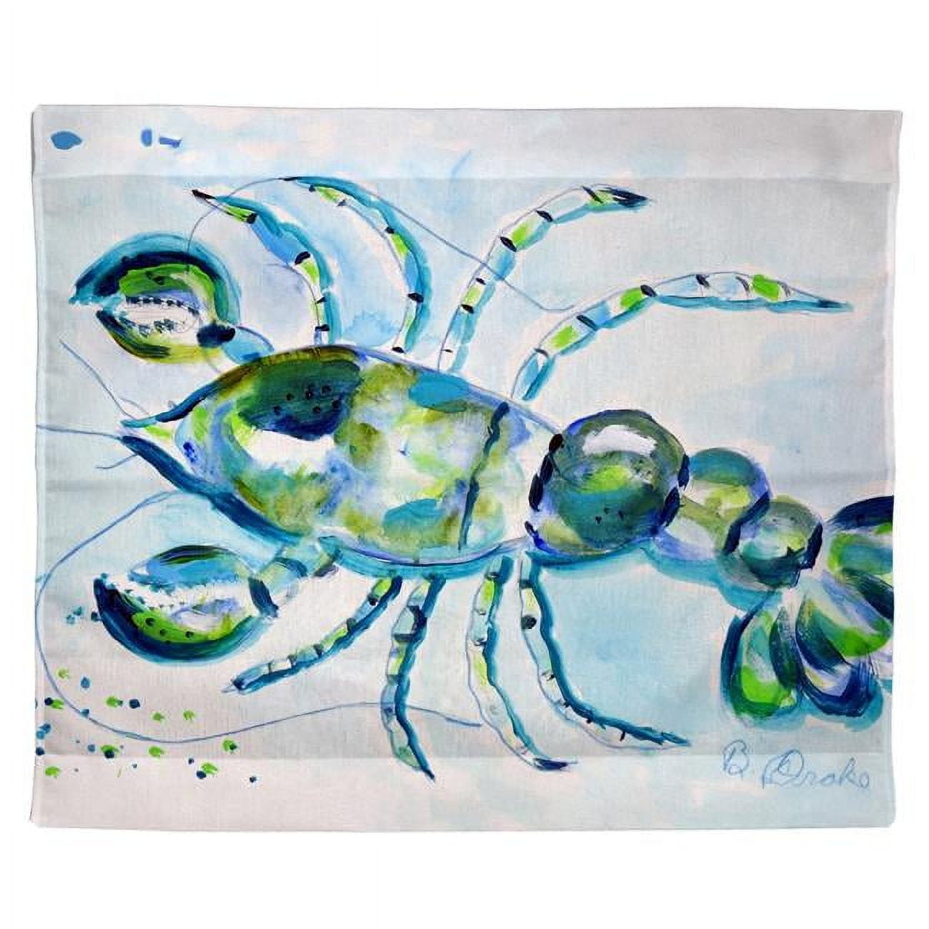 24 x 30 in. Blue Crayfish Outdoor Wall Hanging