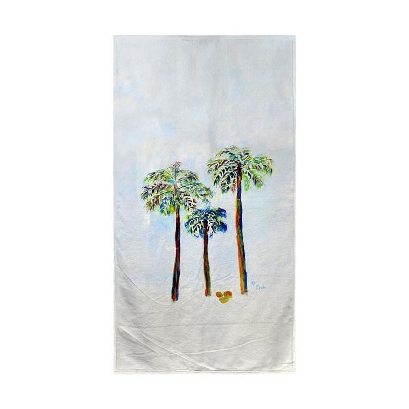 Three Palms Beach Towel