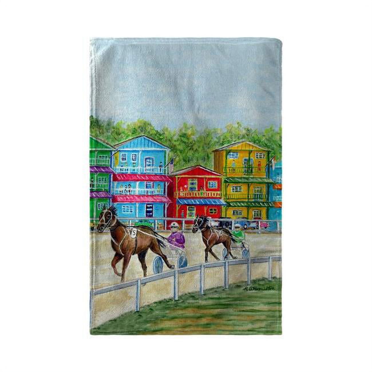 Harness Race Beach Towel