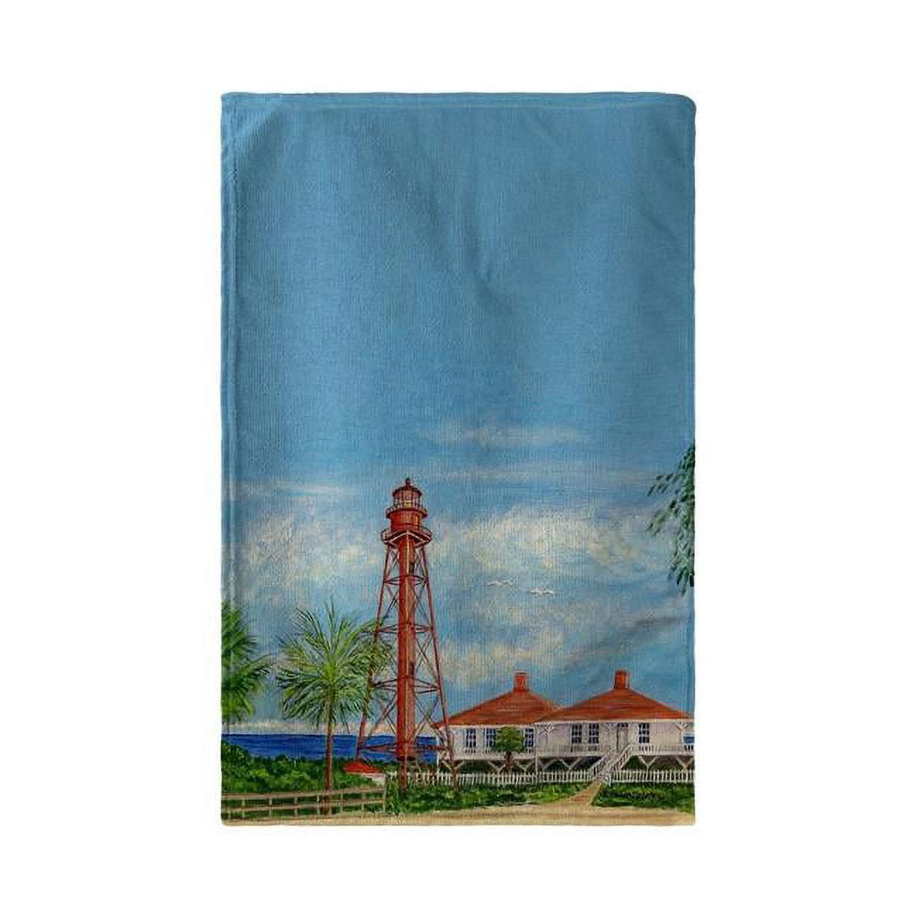 Sanibel Lighthouse, FL Beach Towel