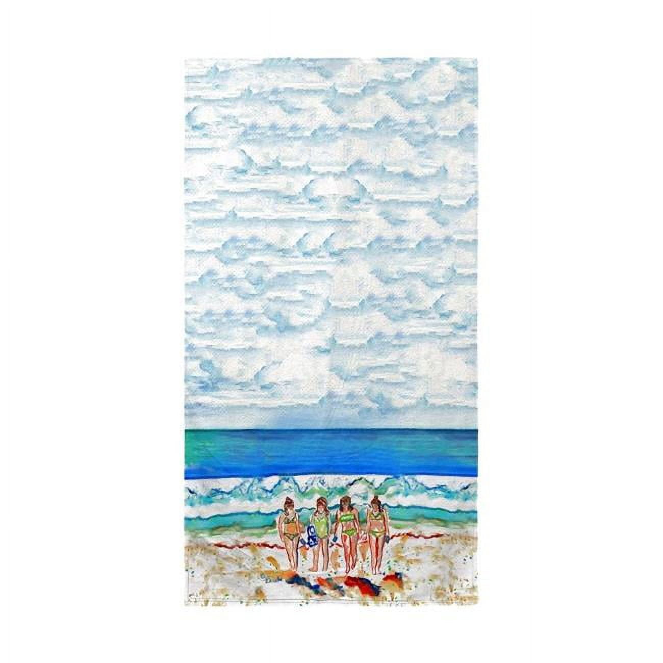 The Girls Walking Beach Towel
