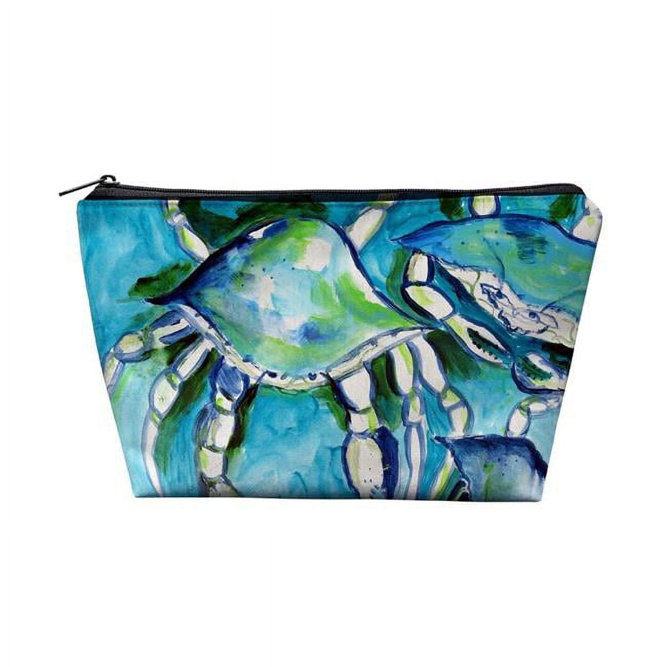 PC1134 8.5 x 6 in. White Crabs Pouch