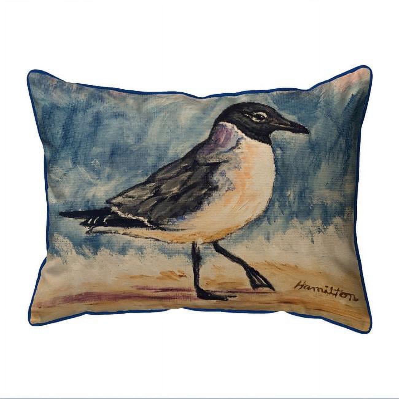 Picture of Betsy Drake HJ1202 16 x 20 in. Laughing Gull Large Indoor & Outdoor Pillow