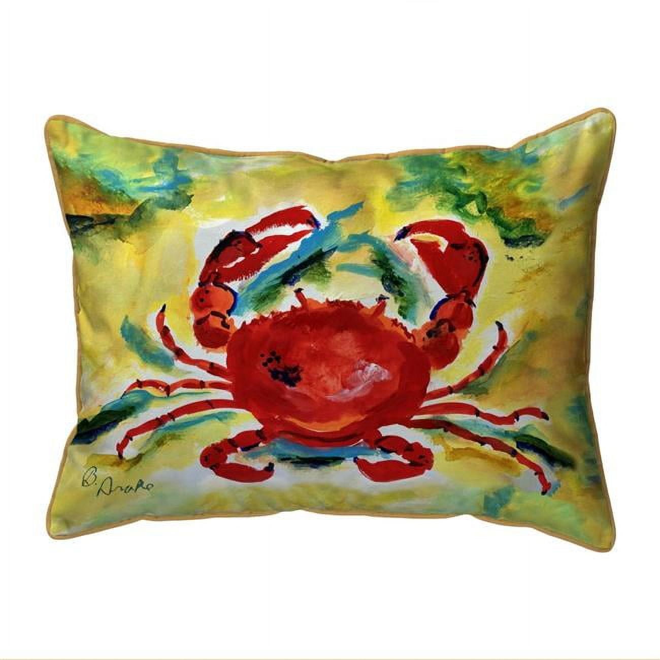 Picture of Betsy Drake HJ1208 16 x 20 in. Rock Crab Indoor & Outdoor Pillow - Large