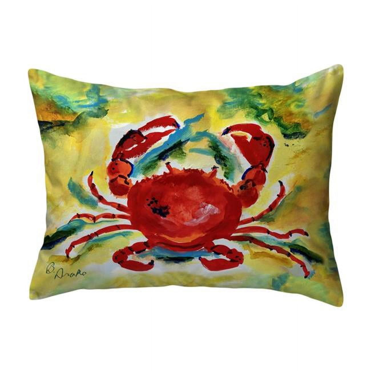 11 x 14 in. Rock Crab Noncorded Pillow - Small