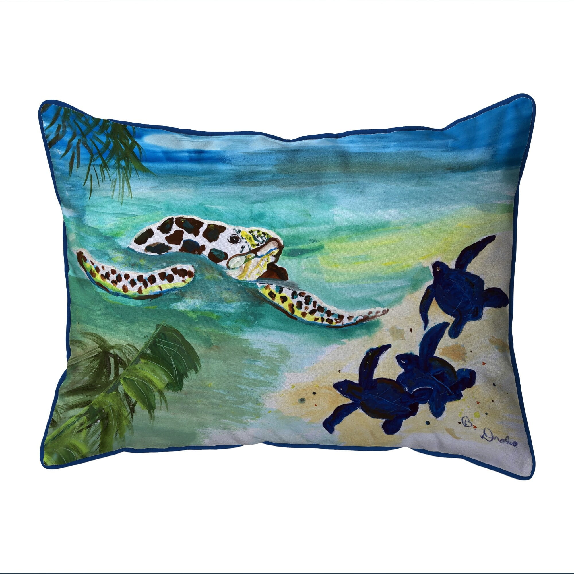 12 x 12 in. Mr. Wood Duck Noncorded Pillow - Small