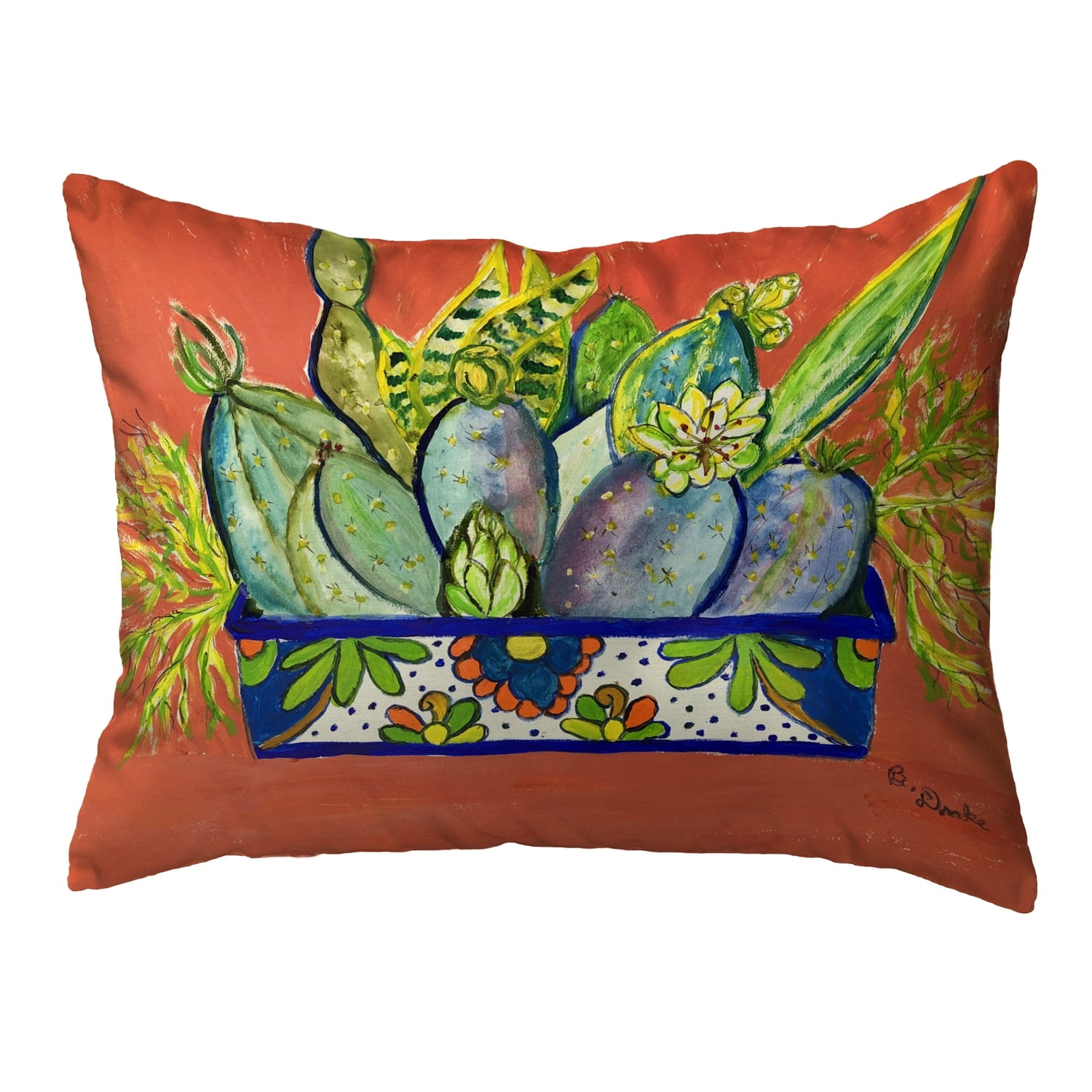 Picture of Betsy Drake HJ1206 18 x 18 in. Two Oranges Indoor & Outdoor Pillow - Large