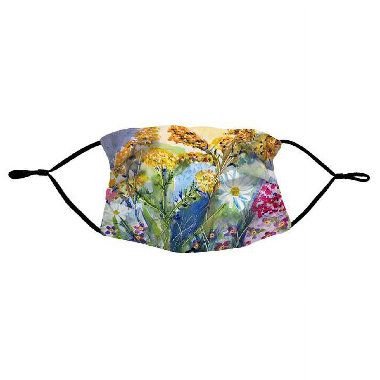 Picture of Betsydrake MA166 Wild Flowers Face Mask