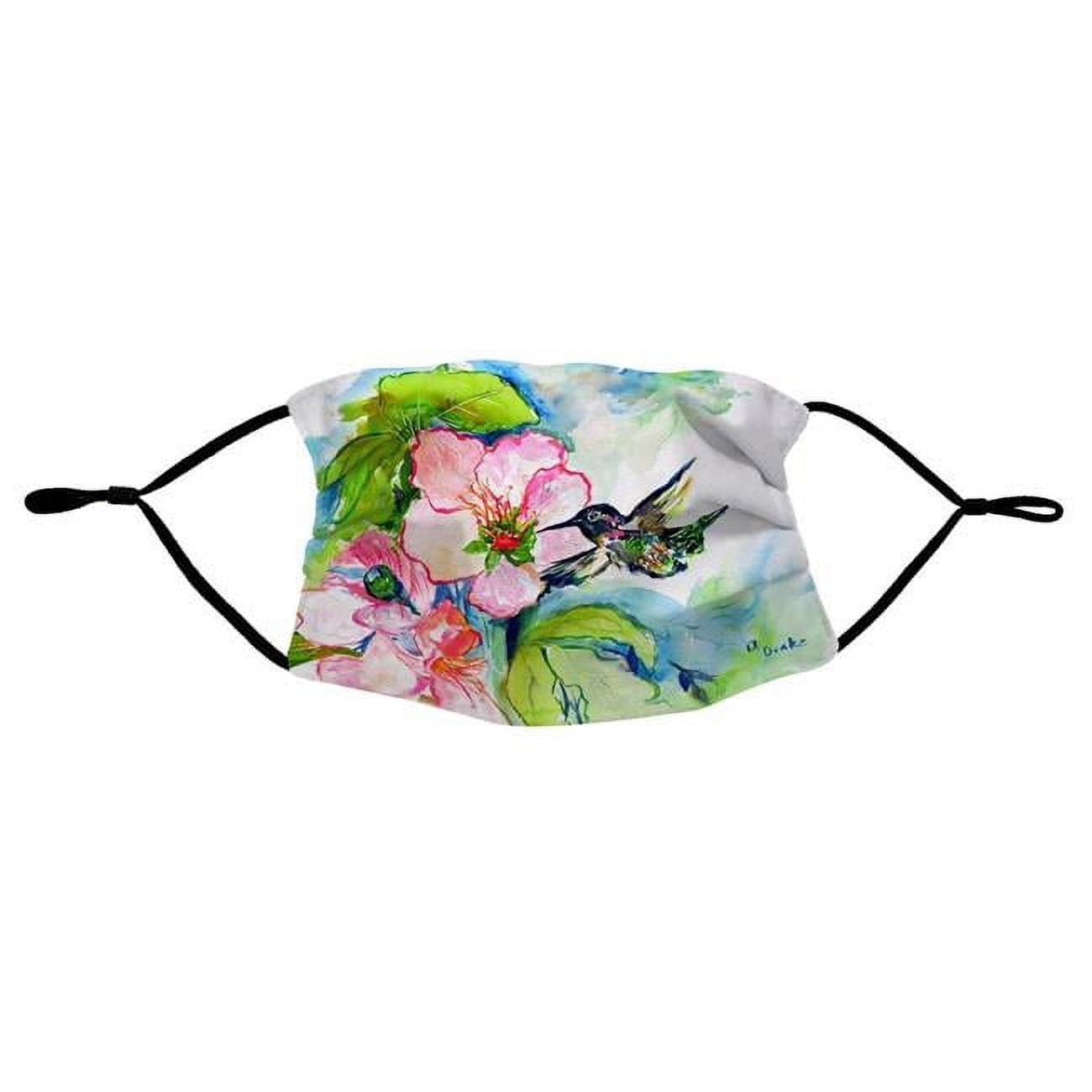 Picture of Betsydrake MA437 Hummingbird & Hibiscus Face Mask